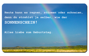 
			                        			Geburtstag